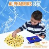 Strictly Briks AlphaBriks - 200 1x1 Alphabet Letter Bricks with Drawstring Bag - 100% Compatible with All Major Brands - 2 of 4