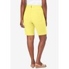Jessica London Women's Plus Size Classic Cotton Denim Shorts - 3 of 4