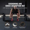 VEVOR 0.56 Inch Thick Gym Floor Mats, 6 Tiles Rubber Top with EVA Foam, 24" x 24" Gym Flooring Workout Mats with 24 sq.ft Coverage, Black - 3 of 4
