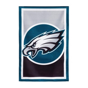 Evergreen Flag, DS New Burlap, Reg, Philadelphia Eagles - 1 of 4