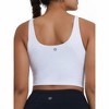 DOMETOUR Yoga Top U-Shaped Back Yoga With Mid-support Sports Bra For Women - 3 of 4