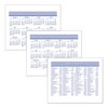 Flip-A-Week Desk Calendar Refill with QuickNotes, 7 x 6, White Sheets, 12-Month (Jan to Dec): 2025 - 2 of 4