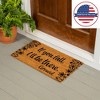 28" x 16" Nature Coir Mat, If You Fall - 4 of 4