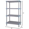 Quantum Storage Systems Millenia Shelving Unit, 24"W X 18"D X 74"H, 2000 Lbs Load Capacity - 2 of 2