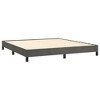 vidaXL Modern Velvet Box Spring Bed Frame California King Size, Dark Gray – for Comfortable and Restful Sleep - 4 of 4