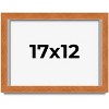 PosterPalooza | Flat Brown Picture Frame - UV Acrylic, Backing Board, Hanging Hardware Included - 2 of 4