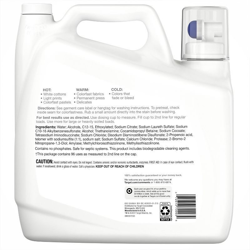 Free Clear HE Liquid Laundry Detergent - up & up™, 3 of 5