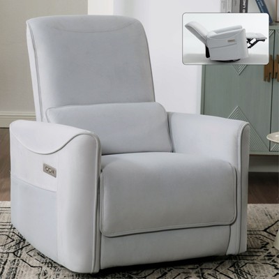 NicBex Modern Industrial Sofa, Ergonomic Accent Chair with Brown PU Leather & Metal Frame for Living Room, Bedroom