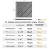 SEVOBAL Carpet Tiles 27 Pack 11.8"x11.8" Interlocking Waterproof Outdoor Flooring Easy Install for Patio Garden Deck, Gray, 21.06"*12.09"*12.09" - 3 of 4