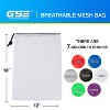 GSE 12x18" Mesh Drawstring Bag with Lock for Baseball, Softball, Tennis, Pickleball Ball, Golf Ball, Beach, Laundry - 3 of 4