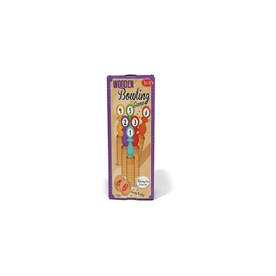 Make It Pop: RETR-Oh! Wooden Bowling Game -Suitable for Indoor and Outdoor Use