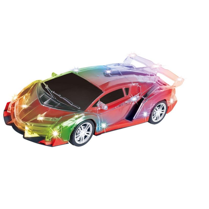 Link Remote Control Light Up Racing Sports Car With LED Lights Radio Control Toy Vehicle with Bright and Colorful Flashing Lights, 1 of 4
