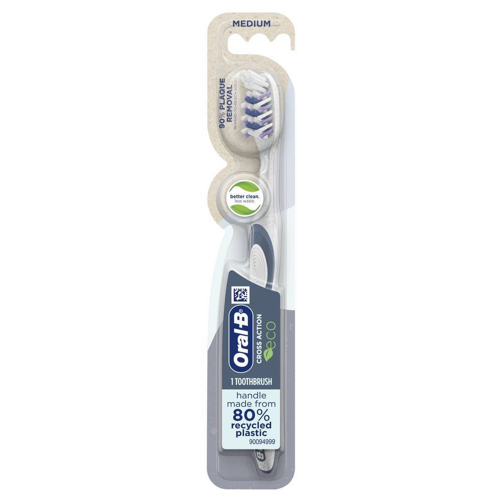 Oral-B Cross Action Eco Toothbrush - 1ct