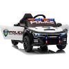 Jojoka Kids Police Ride On Car, Battery Powered Electric Cop Car Toy w Remote, Emergency Tones,Flashing Lights,Music&Suspension - 2 of 4