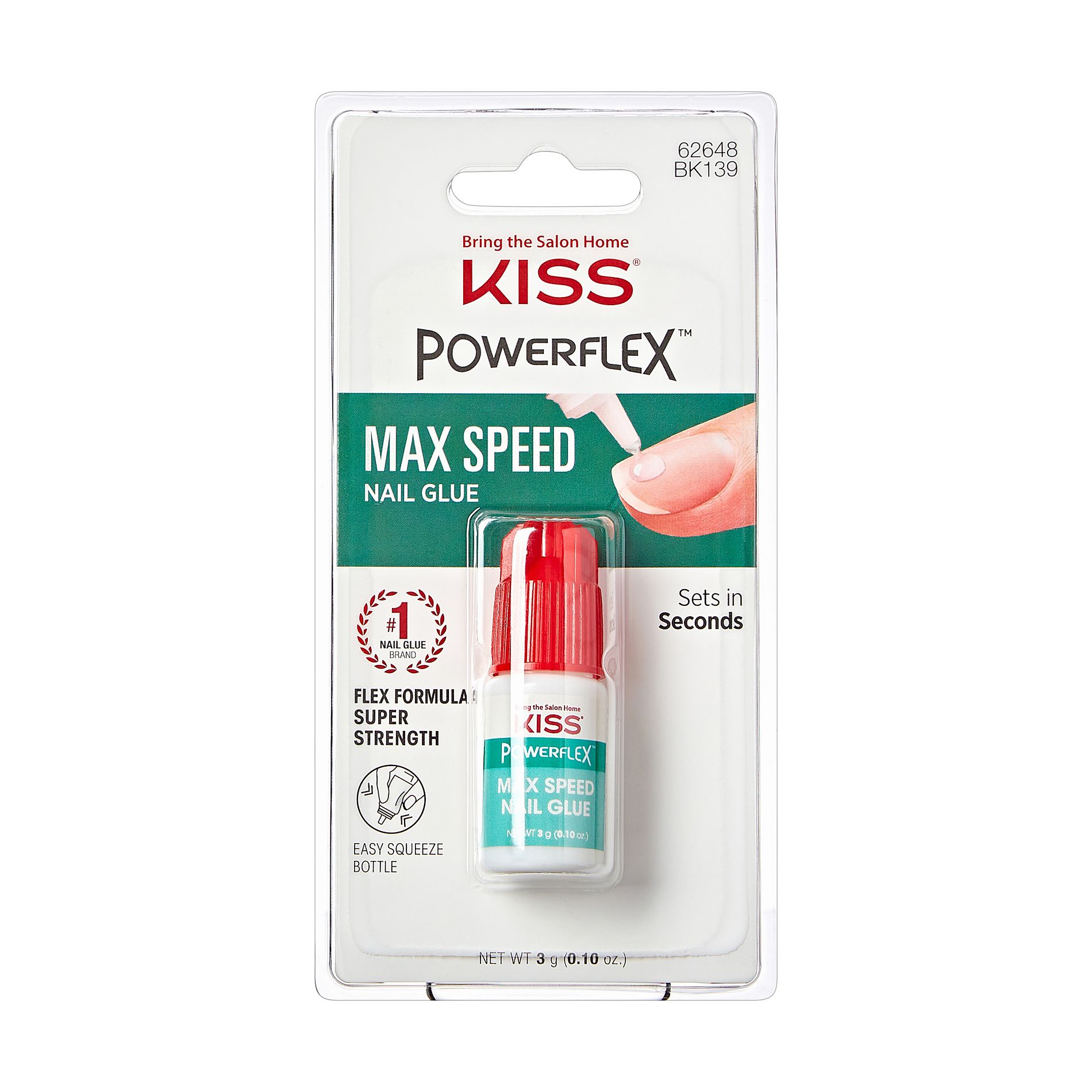 KISS PowerFlex Maximum Speed Nail Glue - 0.10oz