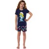 The Smurfs Girls' Smurfette Pose Shorts Sleep Pajama Set - 2 of 4