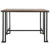 CAVINAS Dining Table Contemporary Rectangular Industrial Counter Table for Kitchen, Natural - 3 of 4