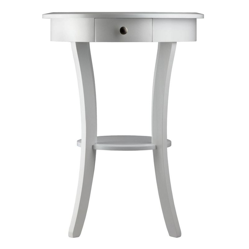 Sasha Round Accent Table - White - Winsome, 3 of 10
