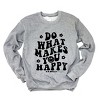 Simply Sage Market S.W.Smiley Makes You Happy Smiley Face Sweatshirt - 3 of 4