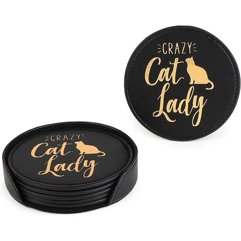Cat Personalized Ceramic Coasters