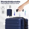 BEAFUP luggage sets 3 piece, carry-on luggage with wheels, check in luggage, 28/24/20 inch luggage,tsa approved lock,hardshell suitcase, Blue - 4 of 4