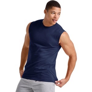 Musculosa de algodón para hombre Hanes, paquete de 3