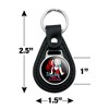 Harley Quinn Animated Series Harley Diamonds Black Leather Keychain - 2 of 4