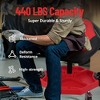 400 LBS Mobile Rolling Gear Seat Height Adjustable 7.07"-9.43" With Equipment Tray - 4 of 4