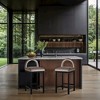 Meridian Furniture,Conrad Taupe Velvet Counter Stool - 2 of 4