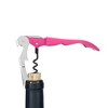 True TrueTap Pink Double Hinged Waiter’s Corkscrew, Stainless Steel Wine Key with Foil Cutter - image 4 of 4