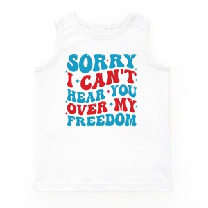 The Juniper Shop Sorry I Can't Hear You Over My Freedom Youth Tank Top - 1 of 4