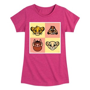 Girls' - Disney - The Lion King Fitted Short Sleeve Graphic T-Shirt - 1 of 3