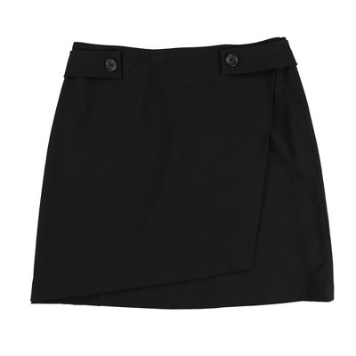 bar III Womens Faux Wrap A-line Skirt