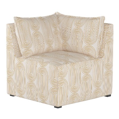 5pc French Seamed Sectional Oblong Mustard - Project 62™