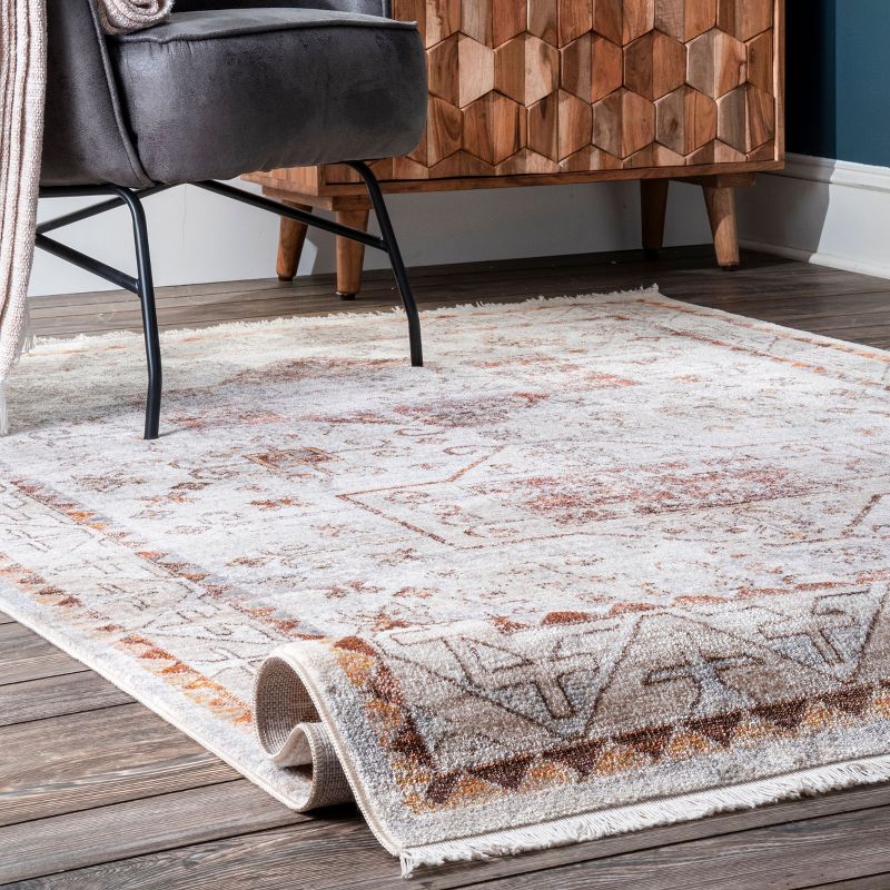 nuLOOM Zahra Faded Native Panels Area Rug, 5 of 11