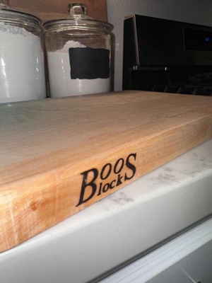 John Boos 215-6 Chop-N-Slice Maple Edge Grain Cutting Board 10 x 10