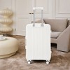 20"/24"/28" 3 pcs/set in ABS Spinner Wheel Luggage, Carry on Suitcase, Durable & Waterproof, Matching Color, TSA Combination Lock - 4 of 4