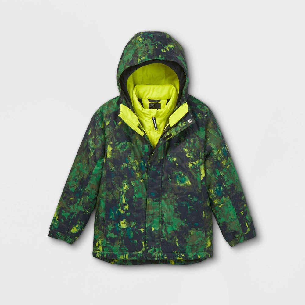 Boys' 3-in-1 Jacket - All in Motion Green Bundle