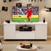 Modern Fluted TV Stand, for 60/65/70 TV, TV Entertainment Center with Drawer, 2 Storage Cabinets and Open Shelf, for Living Room, Bedroom - 4 of 4