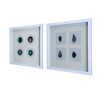 S/2 15.57x1.2x15.7inShadow Box Wall D¨¦cor - 2 of 4