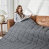 15lbs 60x80 Cooling Weighted Blanket for Adults - Ultra Soft Microfiber with Glass Beads, Gift for Men/Women - 4 of 4