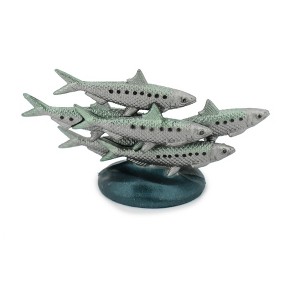 Collectible Wildlife Gifts | Salmon, Smolt, School of Fry, Saltwater Fish, Rubber Fish, Hand Painted, Model,  Toy, Gift,   2 1/2"   SF12 B51 - 1 of 4