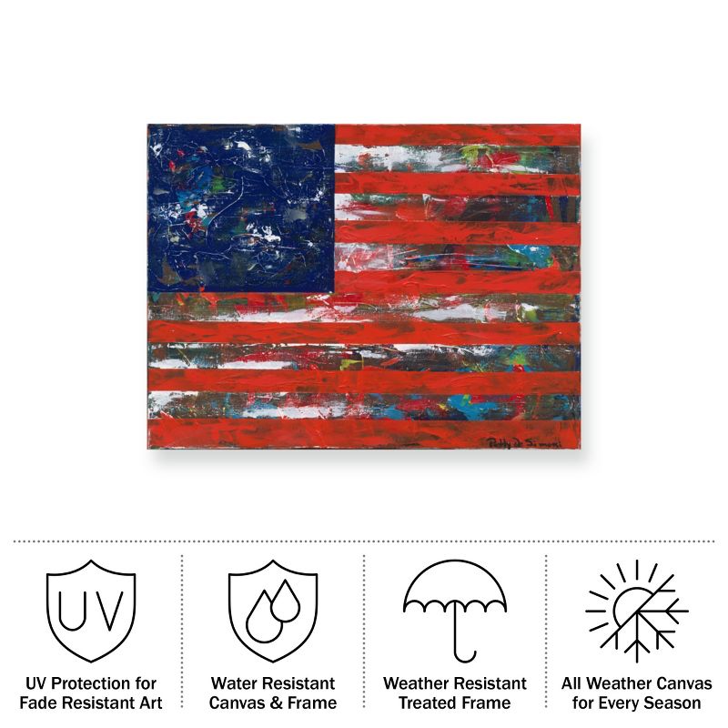 "American Flag" Outdoor Canvas, 3 of 8
