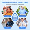 CARER 2pk Incontinence Underwear for Men Washable Reusable Leak-Proof Mens Incontinence Boxer - Medium Absorbency - 4 of 4