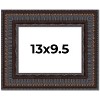 PosterPalooza | Photo Size 3.5" Wide Ornate Brown Frame - UV Acrylic, Foam Board Backing, Hanging Hardware - 2 of 4