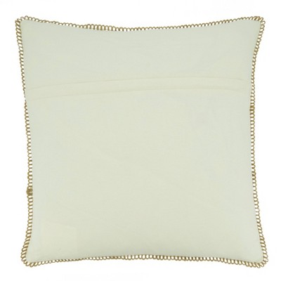 Aqua Blue Sea Fan 27" Square Cotton Throw Pillow with Polyfill