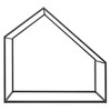 Twin Size Metal House Bed For Toddler Kids Teens Metal Frame Platform Bed With Roof For Bedroom Apartment - 4 of 4