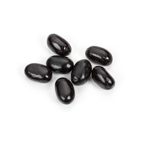 Bag of black jelly beans sale