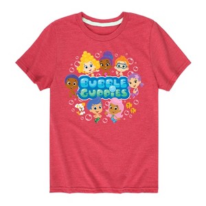 Boys' - Nickelodeon - Bubble Guppies Character Group Short Sleeve Graphic T-Shirt - 1 of 4
