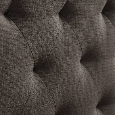 Grayson Barrel Swivel Accent Chair in Gray Leather